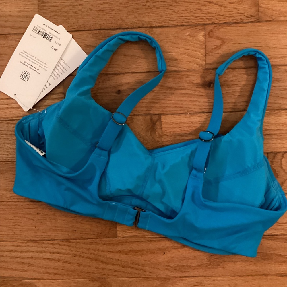 NWT ATHLETA BONDI 36 BC BRA CUP BIKINI TOP UNDERWIRE - ADJUSTABLE FIT QUICK DRY - Picture 5 of 11